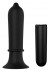 Черный вибромассажер для анальной стимуляции TORPEDO PLUG - 11,2 см., Dream Toys