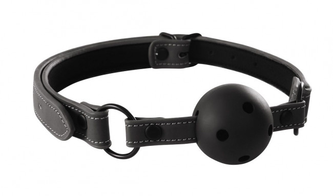 Чёрный кляп-шар с отверстиями для воздуха Renegade Bondage Ball Gag, NS Novelties Чёрный кляп-шар с отверстиями для воздуха Renegade Bondage Ball Gag, NS Novelties