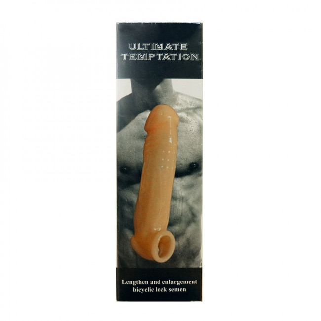 Дымчатая закрытая насадка-реалистик, Sextoy 2011 Дымчатая закрытая насадка-реалистик, Sextoy 2011