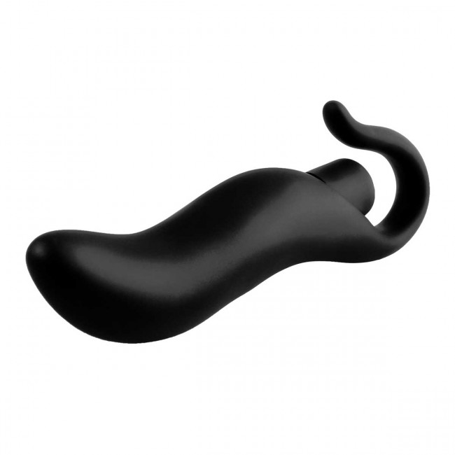 Анальный вибратор с ручкой-петлёй Pull Plug Vibe - 13,1 см., Pipedream