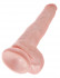 Телесный фаллоимитатор-гигант 14" Cock with Balls - 37,5 см., Pipedream