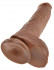Фаллоимитатор-мулат с мошонкой 10" Cock with Balls на присоске - 25,4 см., Pipedream Фаллоимитатор-мулат с мошонкой 10" Cock with Balls на присоске - 25,4 см., Pipedream