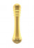 Вибратор с ребристой головкой The Emerald Gold - 16,3 см., Shots Media BV