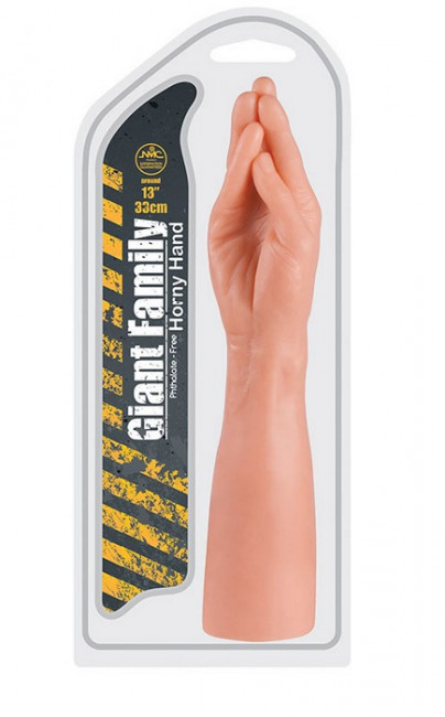Стимулятор в форме руки HORNY HAND PALM - 33 см., NMC