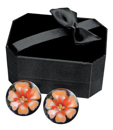 Вагинальные шарики из стекла Fire Blossom , Dream Toys