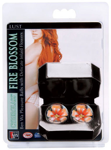 Вагинальные шарики из стекла Fire Blossom , Dream Toys
