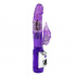 Фиолетовый вибратор Super Sex Rabbit - 21,5 см., Baile
