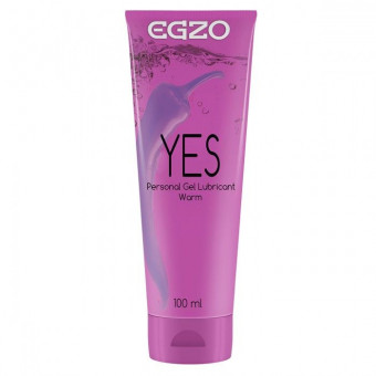 Согревающий лубрикант на водной основе Egzo Yes - 100 мл., EGZO