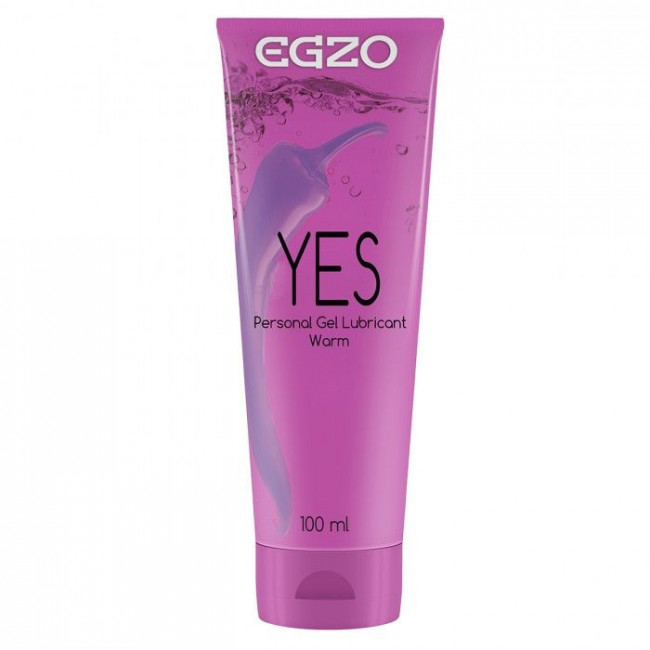 Согревающий лубрикант на водной основе Egzo Yes - 100 мл., EGZO