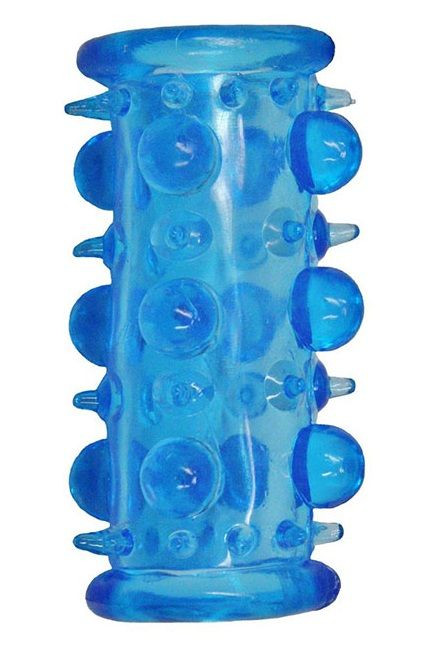 Голубая насадка с шипами и шишечками LUST CLUSTER, Dream Toys Голубая насадка с шипами и шишечками LUST CLUSTER, Dream Toys