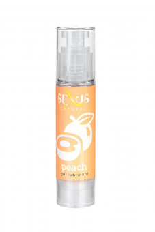 Увлажняющая смазка с ароматом персика Crystal Peach - 60 мл., Sexus
