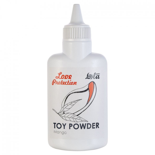 Пудра для игрушек Love Protection с ароматом манго - 30 гр., Lola toys