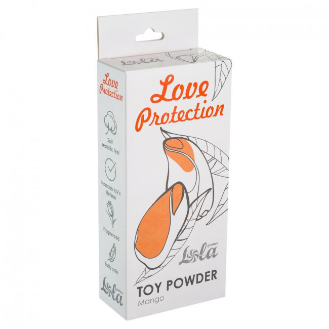 Пудра для игрушек Love Protection с ароматом манго - 30 гр., Lola toys
