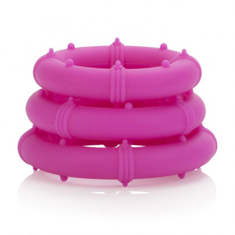Набор розовых эрекционных колец Posh Silicone Love Rings, California Exotic Novelties