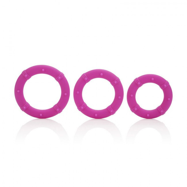 Набор розовых эрекционных колец Posh Silicone Love Rings, California Exotic Novelties
