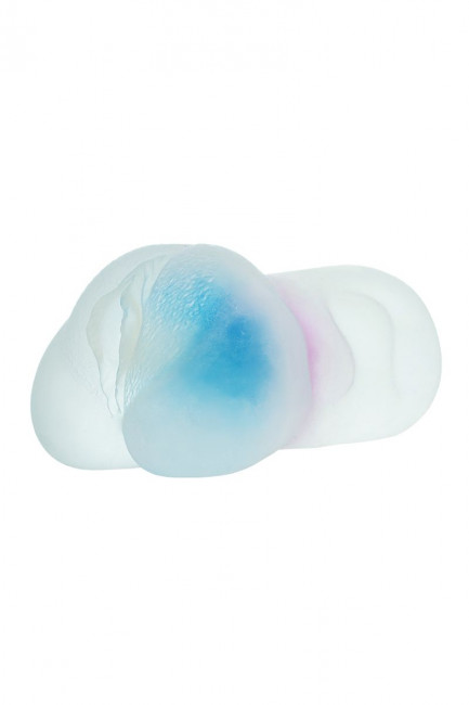 Прозрачный реалистичный мастурбатор Juicy Pussy Crystal Wave, ToyFa