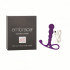 Фиолетовый анальный вибромассажер Embrace Beaded Probe, California Exotic Novelties