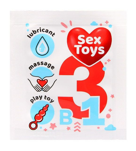 Гель-лубрикант на водной основе Sex Toys - 4 гр., Биоритм