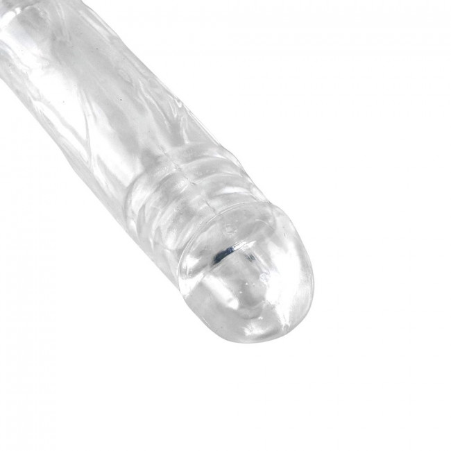 Прозрачная закрытая насадка-реалистик, Sextoy 2011
