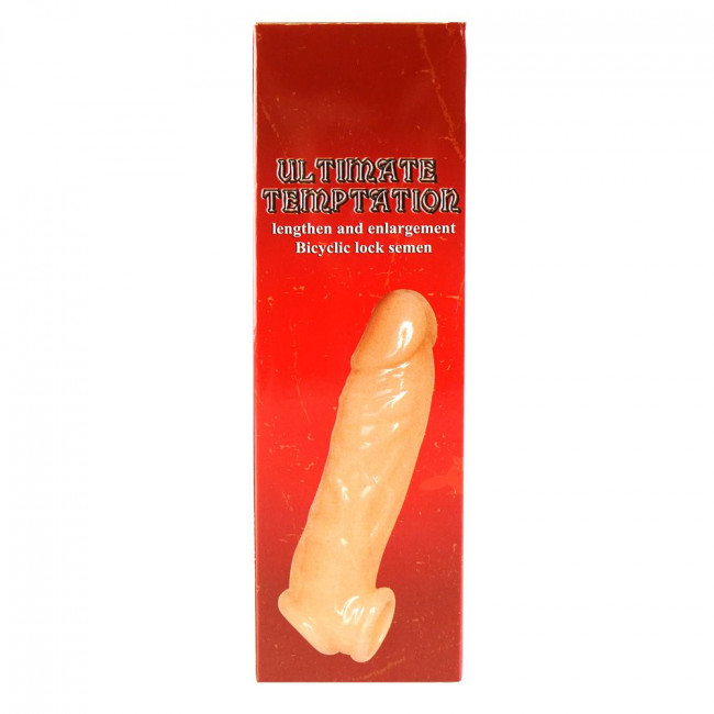 Прозрачная закрытая насадка-реалистик, Sextoy 2011