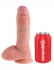 Телесный фаллоимитатор 8" Cock with Balls - 21,3 см., Pipedream