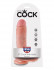 Телесный фаллоимитатор 8" Cock with Balls - 21,3 см., Pipedream
