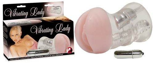 Мастурбатор-вагина с вибрацией Vibrating Lady - 16 см., Orion