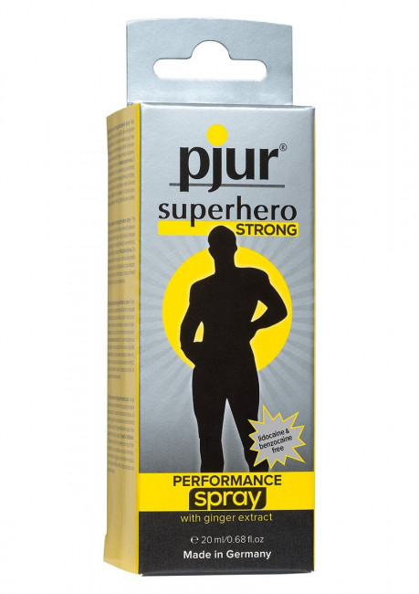 Спрей-пролонгатор длительного действия pjur SUPERHERO Strong Spray - 20 мл., Pjur