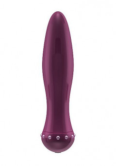 Вибратор-торпеда с кристалликами The Gem Purple - 16,6 см., Shots Media BV