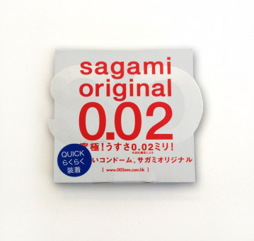 Ультратонкий презерватив Sagami Original 0.02 Quick - 1 шт., Sagami