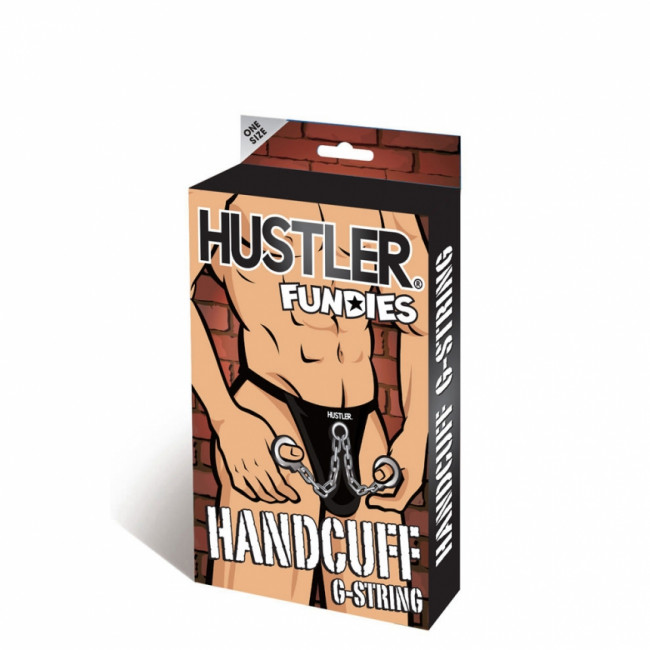 Мужские стринги с украшением-наручниками, Hustler Lingerie Мужские стринги с украшением-наручниками, Hustler Lingerie