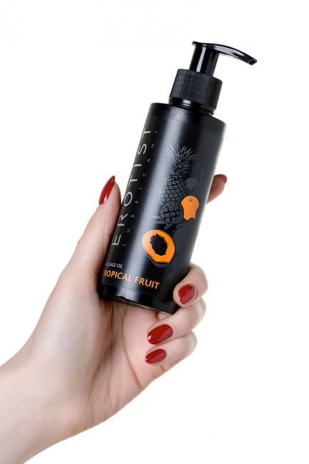 Массажное масло Erotist TROPICAL FRUIT с ароматом тропических фруктов - 150 мл., Erotist Lubricants Массажное масло Erotist TROPICAL FRUIT с ароматом тропических фруктов - 150 мл., Erotist Lubricants