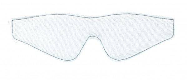 Чёрно-белая двусторонняя маска на глаза Reversible Eyemask, Shots Media BV