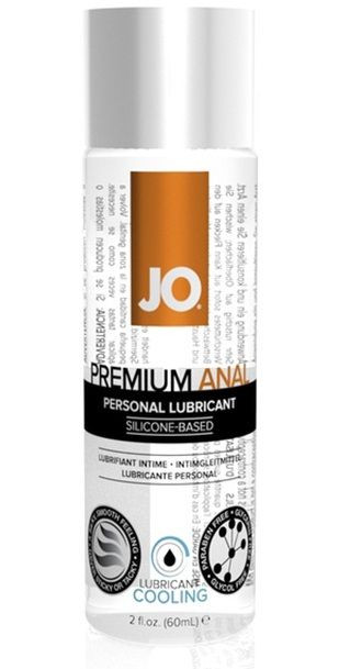 Анальный охлаждающий лубрикант на силиконовой основе JO PREMIUM ANAL COOLING - 60 мл., System JO