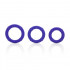 Набор фиолетовых эрекционных колец Posh Silicone Love Rings, California Exotic Novelties