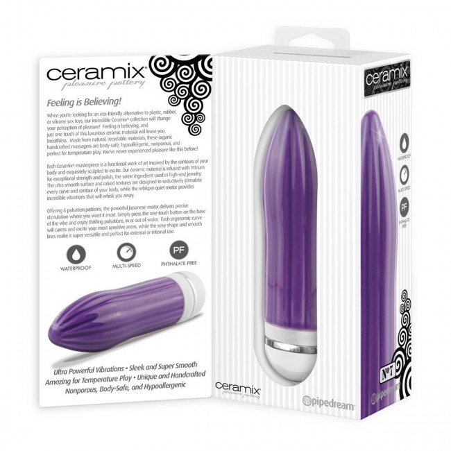 Керамический вибратор CERAMIX №7 - 15,2 см., Pipedream Керамический вибратор CERAMIX №7 - 15,2 см., Pipedream