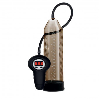 Дымчатая мужская автоматическая помпа Apollo Automatic Power Pump, California Exotic Novelties
