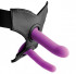 Набор из 2 фиолетовых насадок для пояса харнесс Incurve Silicone G-spot Duo Dildo Set, XR Brands