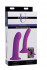 Набор из 2 фиолетовых насадок для пояса харнесс Incurve Silicone G-spot Duo Dildo Set, XR Brands