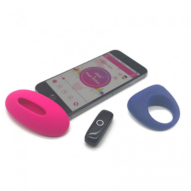 Подарочный набор Magic Motion: клиторальный стимулятор CANDY и эрекционное виброкольцо DANTE, Magic Motion
