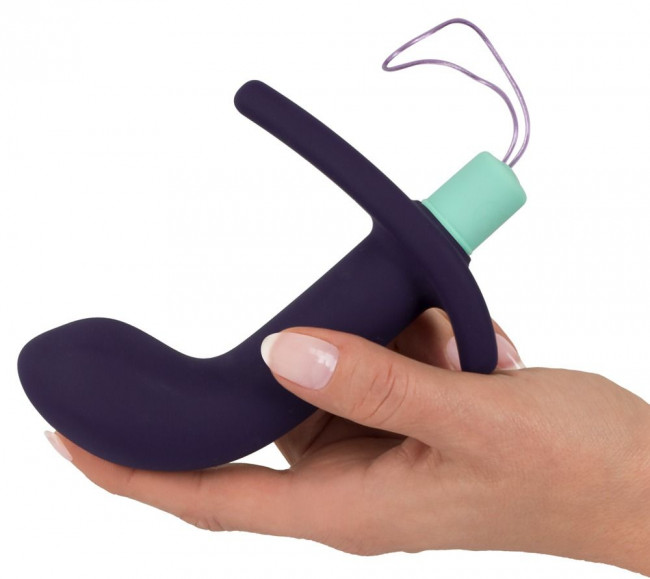Темно-фиолетовый вибростимулятор простаты с пультом ДУ Remote Controlled Prostate Plug, Orion Темно-фиолетовый вибростимулятор простаты с пультом ДУ Remote Controlled Prostate Plug, Orion
