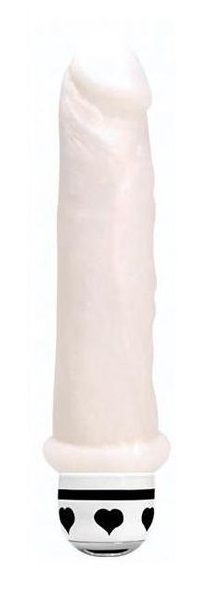Белый вибратор Precious Pearl c 10 функциями вибрации - 16,5 см., Dream Toys