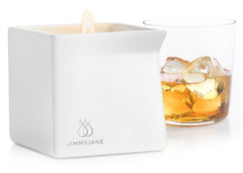 Массажная свеча JimmyJane Afterglow Massage Candle с ароматом бурбона, JimmyJane