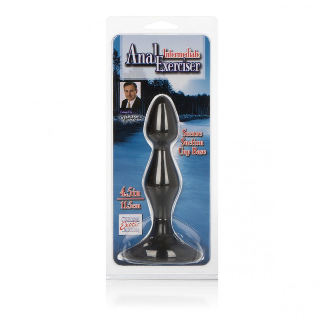 Анальная пробка Dr. Joel Kaplan Intermediate Anal Exerciser - 11,5 см., California Exotic Novelties
