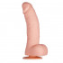 Силиконовый фаллоимитатор на присоске PURRFECT SILICONE DELUXE DONG 8.5INCH - 21 см., Dream Toys