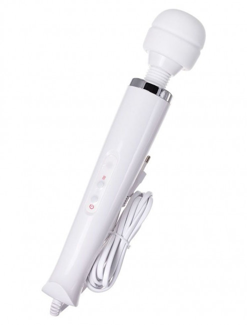 Белый жезловый вибромассажер L'EROINA Super Massager, ToyFa Белый жезловый вибромассажер L'EROINA Super Massager, ToyFa