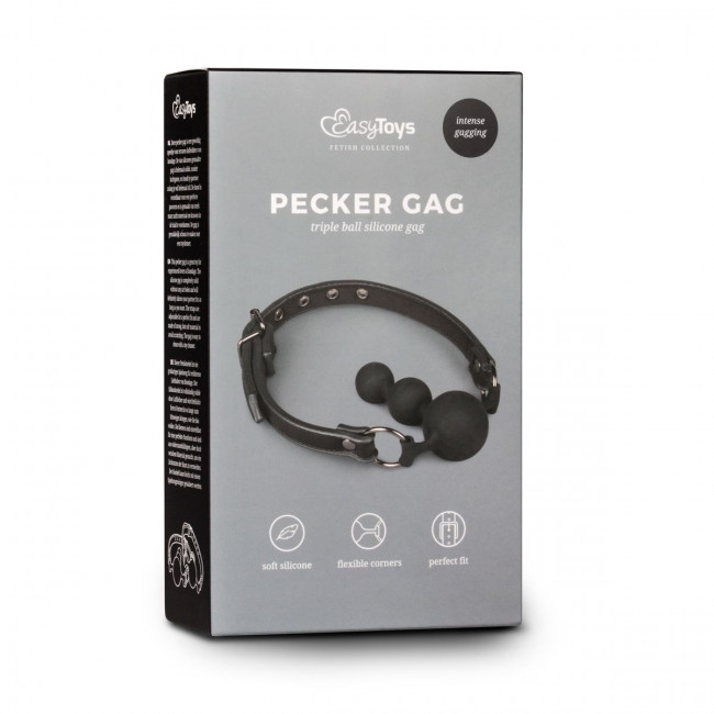 Кляп-ёлочка Easytoys Ball Gag With Silicone Beads Кляп-ёлочка Easytoys Ball Gag With Silicone Beads