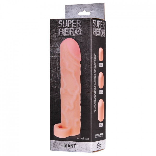Фаллоудлинитель SUPER HERO Giant - 22 см., Lola toys