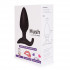 Анальная пробка Lovense Hush с вибрацией - 12 см., Lovense