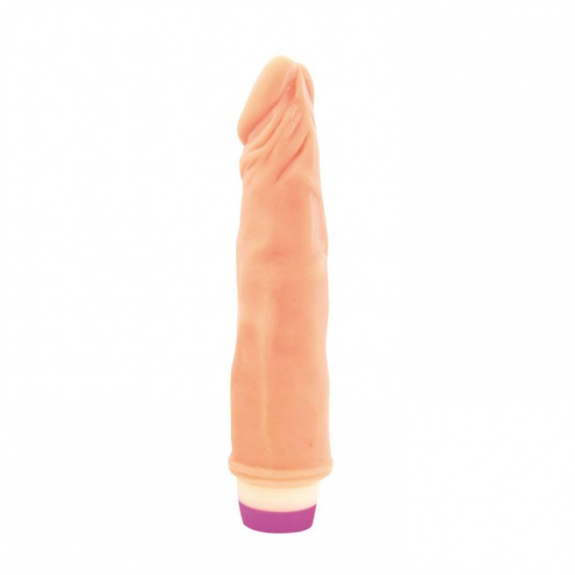 Вибратор Realistic Cock Vibe телесного цвета - 21 см., Bior toys